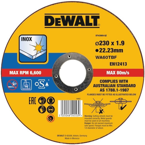 Купить Диск отрезной DeWALT DT43909-QZ в интернет-магазине DNS. Характеристики, цена DeWALT DT43909-QZ | 5345183.
