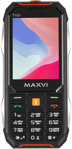 Купить Сотовый телефон Maxvi T101 красный/черный в интернет-магазине DNS. Характеристики, цена Maxvi T101 | 9064664.