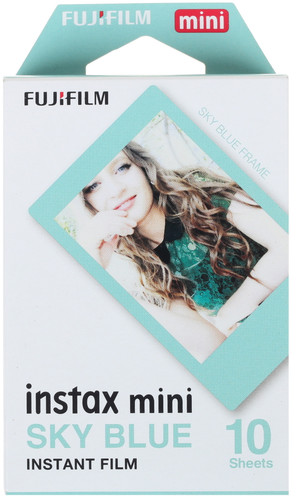 Купить Картридж для моментальной печати FujiFilm Instax Mini Sky Blue в интернет-магазине DNS. Характеристики, цена FujiFilm Instax Mini Sky Blue | 1149325.