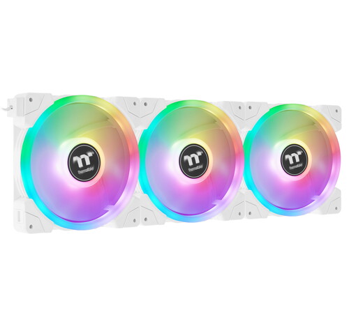 Купить Комплект вентиляторов Thermaltake SWAFAN EX14 RGB WHITE 3 Pack [CL-F162-PL14SW-A] белый в интернет-магазине DNS. Характеристики, цена Thermaltake SWAFAN EX14 RGB WHITE 3 Pack | 5099009.
