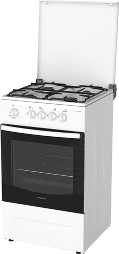 Купить Газовая плита DARINA GM 4M42 002 [50 см, эмалированная сталь, конфорок - 4, духовка - газовый, 50 л , решетки - сталь, ящик, белый] в интернет-магазине DNS. Характеристики, цена  | 1120277.
