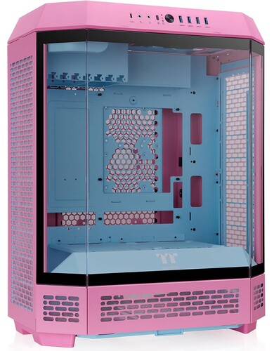 Купить Корпус Thermaltake The Tower 600 Bubble Pink [CA-1Z1-00MAWN-00] розовый в интернет-магазине DNS. Характеристики, цена Thermaltake The Tower 600 Bubble Pink | 5619155.