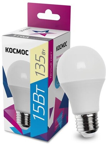 Купить Лампа светодиодная Космос LkecLED15wA60E2730 в интернет-магазине DNS. Характеристики, цена Космос LkecLED15wA60E2730 | 9217449.