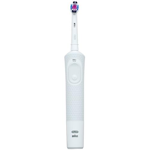 Купить Электрическая зубная щетка Braun Oral-B Vitality D100.413.1 3D White белый в интернет-магазине DNS. Характеристики, цена Braun Oral-B Vitality D100.413.1 3D White | 8158634.