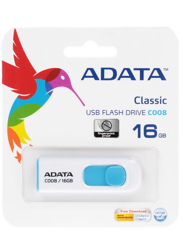 Купить Память USB Flash 16 ГБ ADATA C008 [AC008-16G-RWE] в интернет-магазине DNS. Характеристики, цена ADATA C008 | 1098393.