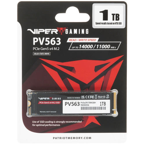 Купить 1000 ГБ M.2 NVMe накопитель Patriot Viper PV563 [PV563P1TBM28H] в интернет-магазине DNS. Характеристики, цена Patriot Viper PV563 | 5915038.