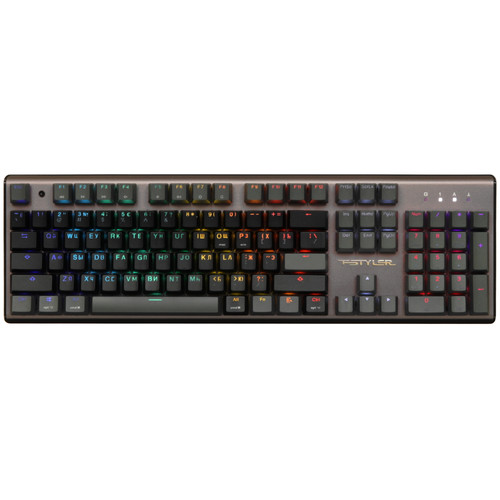Купить Клавиатура  проводная A4Tech Fstyler FS100 Neon цвет черный в интернет-магазине DNS. Характеристики, цена A4Tech Fstyler FS100 Neon | 5600512.