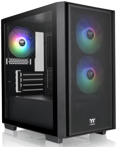 Купить Корпус Thermaltake Versa H16 TG ARGB [CA-1Y8-00S1WN-01] черный в интернет-магазине DNS. Характеристики, цена Thermaltake Versa H16 TG ARGB | 5448066.