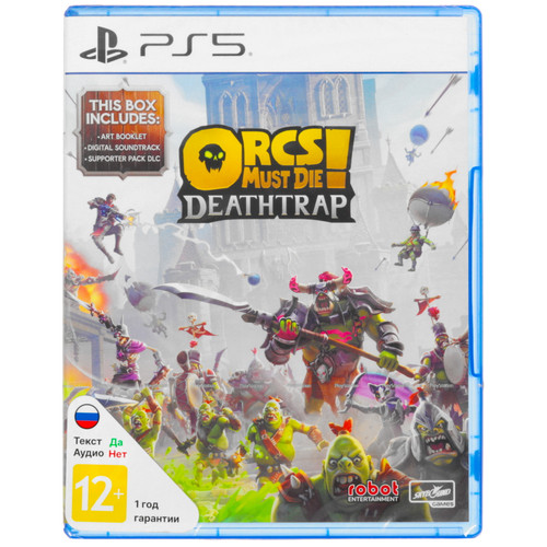 Купить Игра Orcs Must Die! Deathtrap (PS5) в интернет-магазине DNS. Характеристики, цена Orcs Must Die! Deathtrap | 5638186.