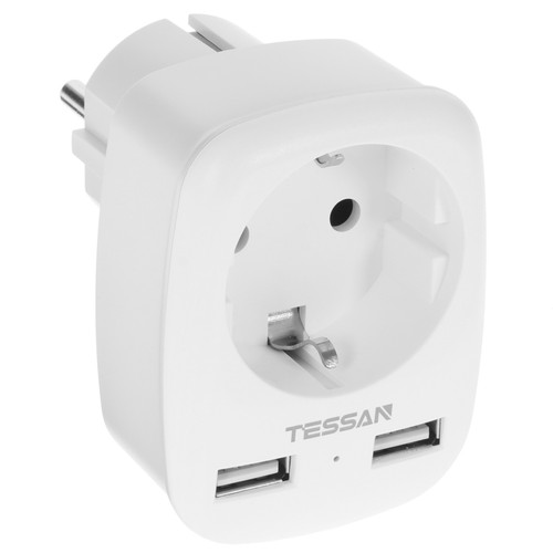 Купить Адаптер питания Tessan TS-611-DE серый в интернет-магазине DNS. Характеристики, цена Tessan TS-611-DE | 5366314.