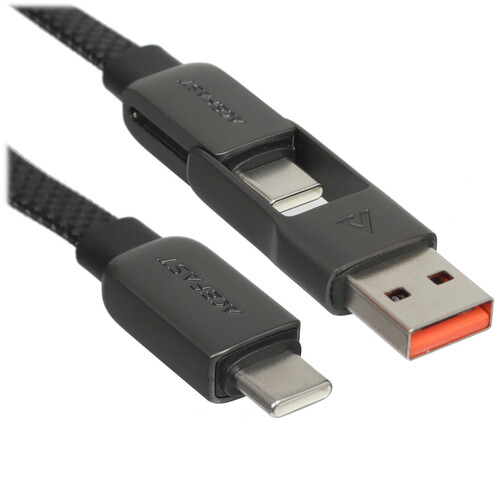 Купить Кабель ACEFAST USB Type-A, USB Type-C - USB Type-A, USB Type-C черный 0.2 м в интернет-магазине DNS. Характеристики, цена Acefast | 9255880.