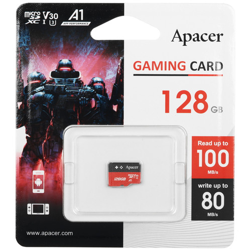 Купить Карта памяти Apacer microSDXC 128 ГБ [AP128GMCSX10U7-RAGC] в интернет-магазине DNS. Характеристики, цена  | 5456921.