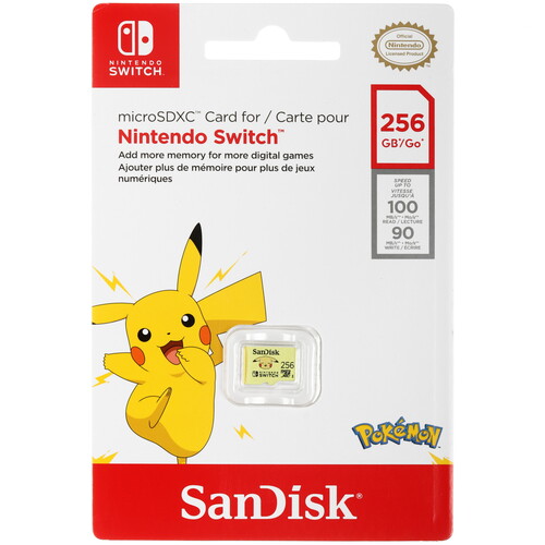 Купить Карта памяти Sandisk Pokemon microSDXC 256 ГБ [SDSQXAO-256G-GN6ZK] в интернет-магазине DNS. Характеристики, цена  | 5635972.