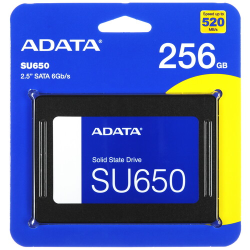 Купить 256 ГБ 2.5" SATA накопитель ADATA SU650 [ASU650SS-256GT-R] в интернет-магазине DNS. Характеристики, цена ADATA SU650 | 4746127.