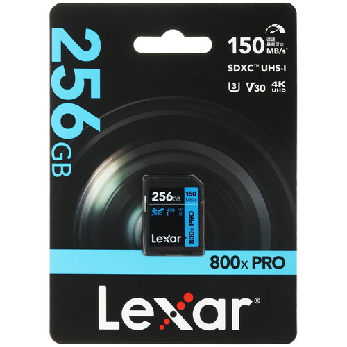 Купить Карта памяти Lexar 800x PRO SDXC 256 ГБ [LSD0800P256G-BNNNC] в интернет-магазине DNS. Характеристики, цена  | 5641144.