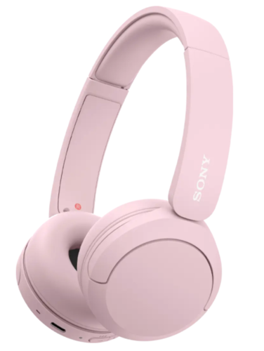 Купить Беспроводные наушники Sony WH-CH520  розовый 2023 в интернет-магазине DNS. Характеристики, цена Sony WH-CH520 | 5624355.