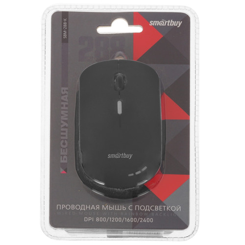 Купить Мышь проводная Smartbuy 288-К [SBM-288-K] черный в интернет-магазине DNS. Характеристики, цена Smartbuy 288-К | 5421470.