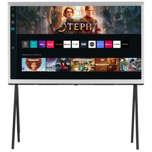 Купить 43" (108 см) LED-телевизор Samsung QE43LS01BAUXCE белый в ...