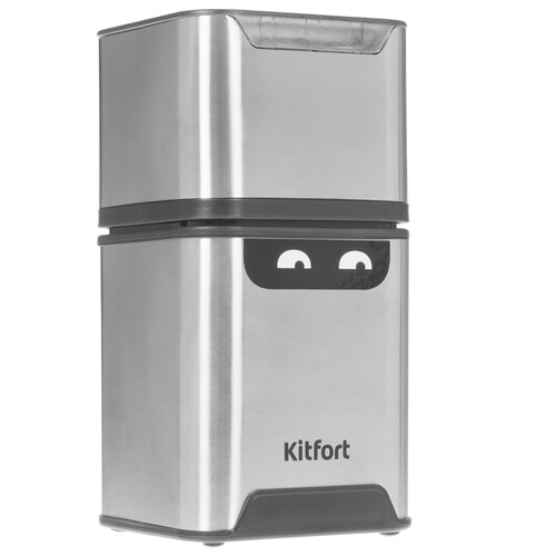 Купить Кофемолка электрическая Kitfort КТ-7120 серебристый в интернет-магазине DNS. Характеристики, цена Kitfort КТ-7120 | 9005831.