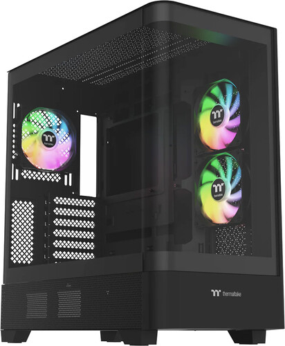 Купить Корпус Thermaltake View 290 TG ARGB [CA-11G-00M1WN-00] черный в интернет-магазине DNS. Характеристики, цена Thermaltake View 290 TG ARGB | 5632791.