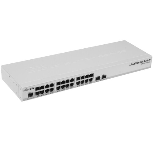 Купить Коммутатор MikroTik CRS326-24G-2S+RM в интернет-магазине DNS. Характеристики, цена MikroTik CRS326-24G-2S+RM | 1160020.