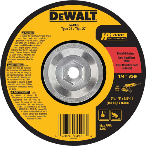 Купить Диск обдирочный DeWalt DW4999 в интернет-магазине DNS. Характеристики, цена DeWalt DW4999 | 5937532.