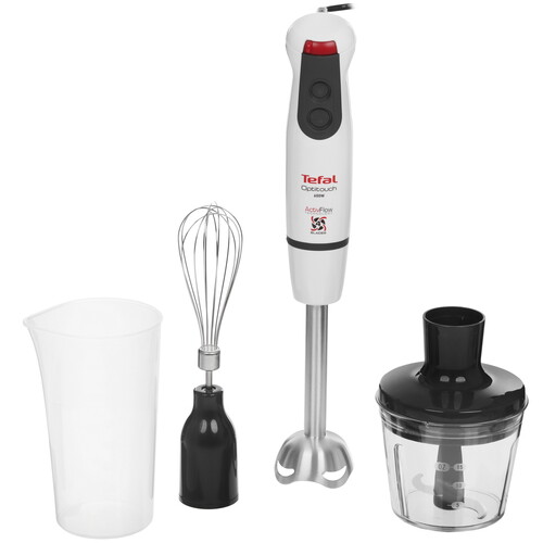 Купить Блендер погружной Tefal Optitouch HB833132 белый в интернет-магазине DNS. Характеристики, цена Tefal Optitouch HB833132 | 5601909.