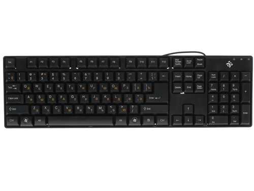 Купить Клавиатура проводная DEXP K-205BU Black, USB в интернет магазине ...