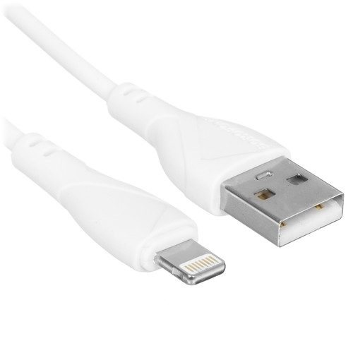 Купить Кабель Borofone Lightning 8-pin - USB Type-A белый в интернет-магазине DNS. Характеристики, цена Borofone BX121 | 5635295.