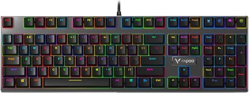Купить Клавиатура  проводная RAPOO V700RGB Alloy в интернет-магазине DNS. Характеристики, цена RAPOO V700RGB Alloy | 9186236.