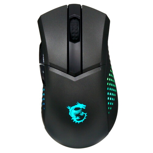 Купить Мышь беспроводная/проводная MSI Clutch GM51 Lightweight [S12-4300080-C54] черный в интернет-магазине DNS. Характеристики, цена MSI Clutch GM51 Lightweight | 5438553.