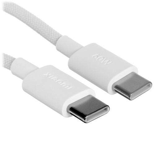 Купить Кабель Xiaomi USB Type-C - USB Type-C белый в интернет-магазине DNS. Характеристики, цена Xiaomi 3A Braided USB-C to USB-C Cable | 5633499.