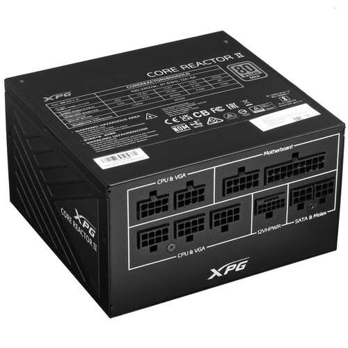 Купить Блок питания ADATA XPG CORE REACTOR II 850 GOLD [COREREACTORII850G-BKCEU] черный в интернет-магазине DNS. Характеристики, цена ADATA XPG CORE REACTOR II 850 GOLD | 5416313.