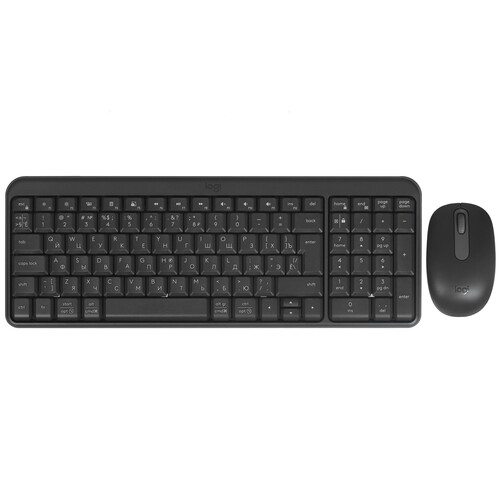 Купить Клавиатура+мышь беспроводная   Logitech MK250 Compact черный в интернет-магазине DNS. Характеристики, цена Logitech MK250 Compact | 5644263.