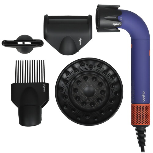 Купить Фен Dyson Supersonic r Professional HD18 синий/оранжевый в интернет-магазине DNS. Характеристики, цена Dyson Supersonic r Professional HD18 | 9123715.