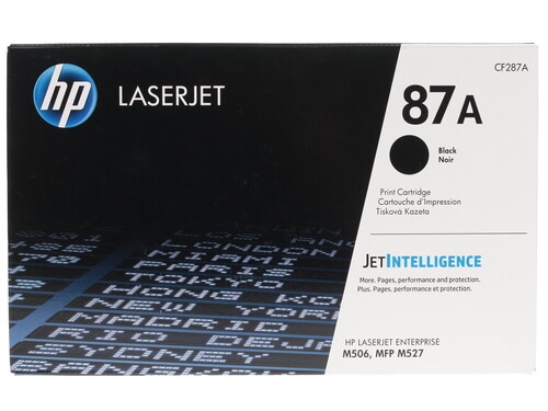 Купить Картридж лазерный HP 87A (CF287A) черный в интернет-магазине DNS. Характеристики, цена HP 87A (CF287A) | 1031240.