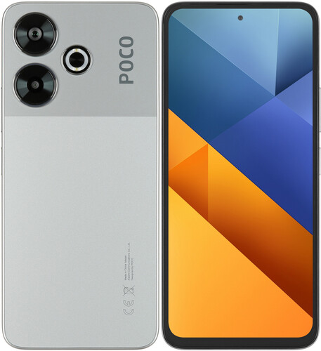 Купить 6.79" Смартфон POCO M6 256 ГБ серебристый в интернет-магазине DNS. Характеристики, цена POCO M6 | 5457644.