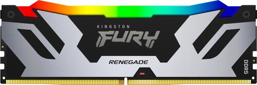 Купить Оперативная память Kingston FURY Renegade Silver RGB [KF580C38RSA-16] 16 ГБ в интернет-магазине DNS. Характеристики, цена Kingston FURY Renegade Silver RGB | 5436386.