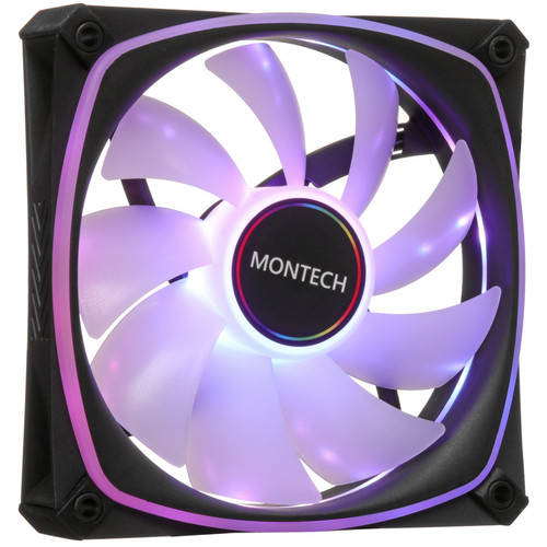 Купить Вентилятор Montech AX120 PRO [AX120 PRO (B)] черный в интернет-магазине DNS. Характеристики, цена Montech AX120 PRO | 5637654.