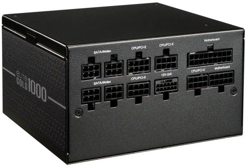 Купить Блок питания CoolerMaster ELITE Gold 1000 [MPW-A001-AFAG-BEU] черный в интернет-магазине DNS. Характеристики, цена CoolerMaster ELITE Gold 1000 | 5638025.
