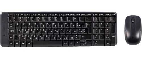 Купить Клавиатура+мышь беспроводная   Logitech MK220 черный в интернет-магазине DNS. Характеристики, цена Logitech MK220 | 0134512.