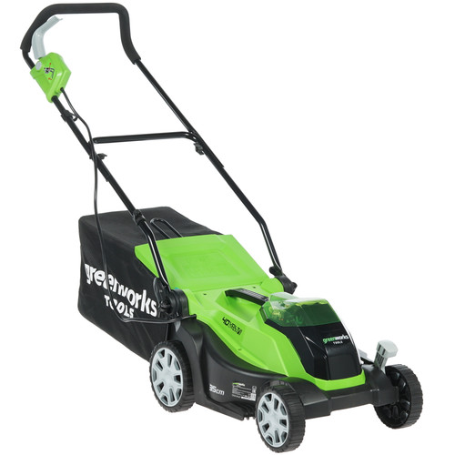 Купить Газонокосилка аккумуляторная GreenWorks G40LM35K4 40V в интернет-магазине DNS. Характеристики, цена GreenWorks G40LM35K4 | 1132919.