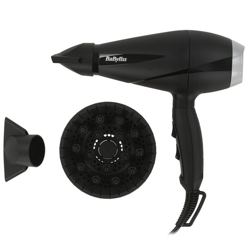 Купить Фен BaByliss 6710DE черный/серебристый в интернет-магазине DNS. Характеристики, цена BaByliss 6710DE | 5485700.