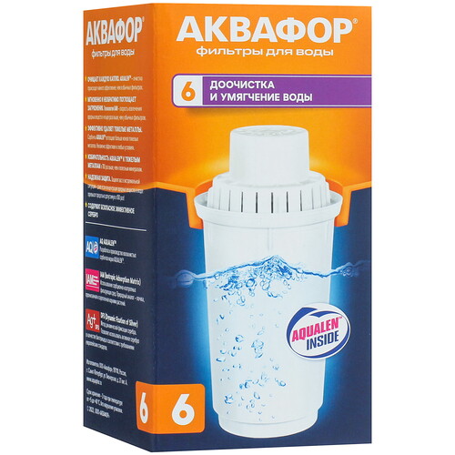 Купить Картридж для фильтра Аквафор B100-6 в интернет-магазине DNS. Характеристики, цена Аквафор B100-6 | 5436383.