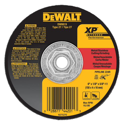 Купить Диск обдирочный DeWalt DW8819 в интернет-магазине DNS. Характеристики, цена DeWalt DW8819 | 5933755.