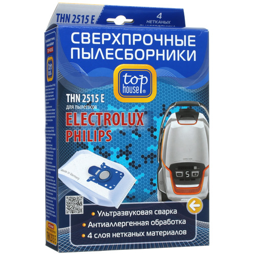 Купить Мешок-пылесборник Top House THN 2515 Е в интернет-магазине DNS. Характеристики, цена Top House THN 2515 Е | 4805512.