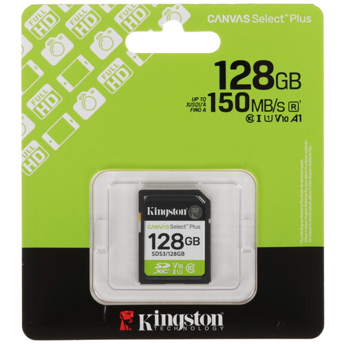 Купить Карта памяти Kingston SDXC 128 ГБ [SDS3/128GB] в интернет-магазине DNS. Характеристики, цена  | 5634475.