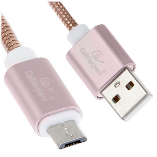 Купить Кабель Cablexpert micro USB-B - USB Type-A золотистый в интернет-магазине DNS. Характеристики, цена Cablexpert Gold | 5485506.