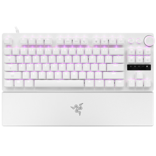 Купить Клавиатура  проводная Razer Huntsman V3 Pro Tenkeyless цвет белый в интернет-магазине DNS. Характеристики, цена Razer Huntsman V3 Pro Tenkeyless | 5651894.