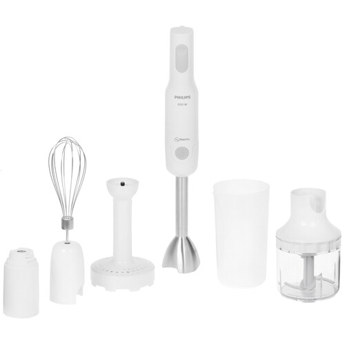 Купить Блендер погружной Philips HR2538/00 белый в интернет-магазине DNS. Характеристики, цена Philips HR2538/00 | 4747171.